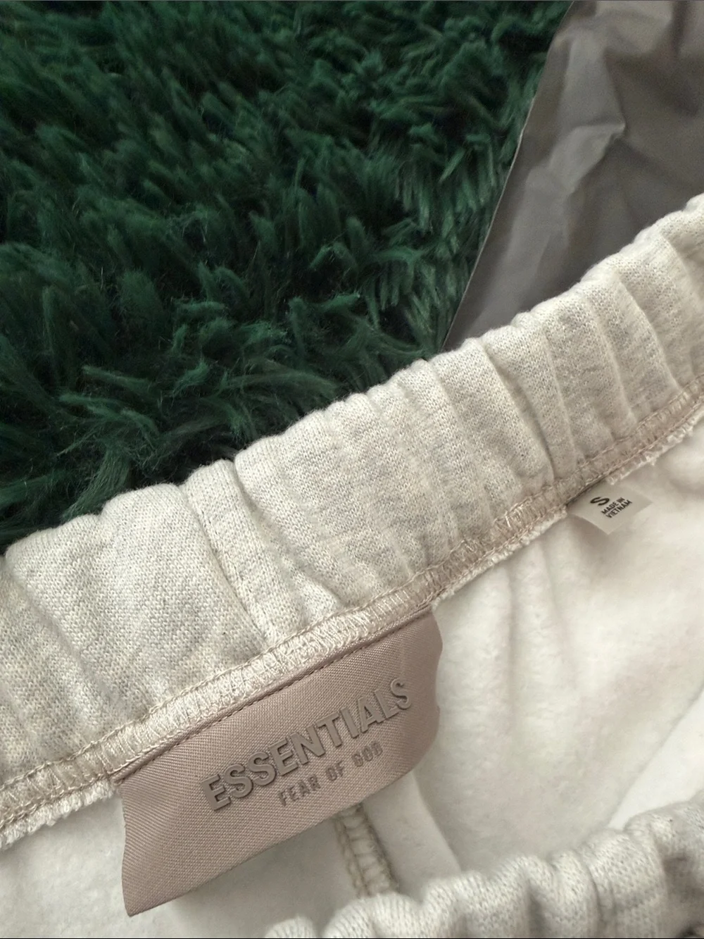Fear Of God Essentials Light Oatmeal Shorts